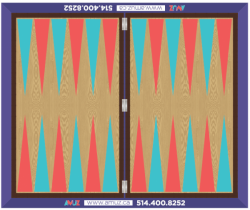 Giant backgammon