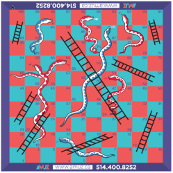 Giant Snakes and ladders