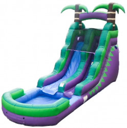 Purple wave waterslide